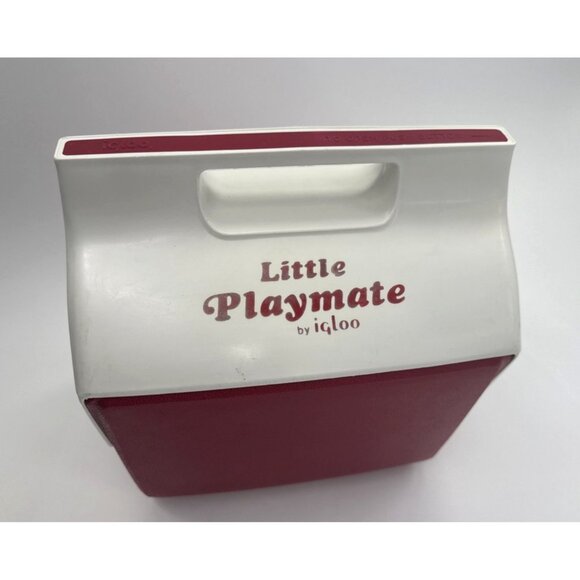 Vintage Little Playmate Cooler Igloo KFC Kentucky Fried Chicken Logo Red USA - Picture 2 of 13